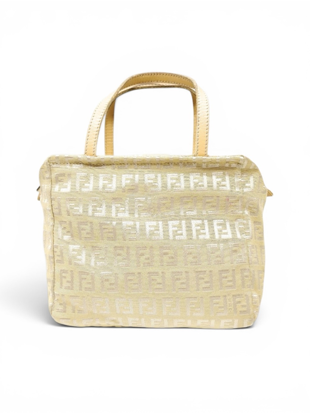Fendi Tan Monogram Mini Tote